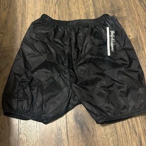 Body Wrappers dance trash bag shorts